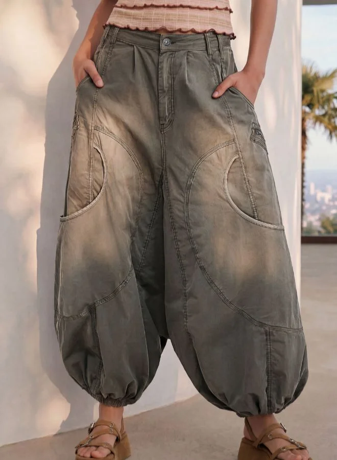 DESIGUAL Fluid cargo pants
