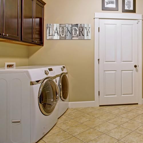 Pinetree Art Laundry Room Decor Canvas Wall Art Prints for rooms (With Solid Wood Inner Frame) (Laundry, 6 x 17 inch) - Image 3