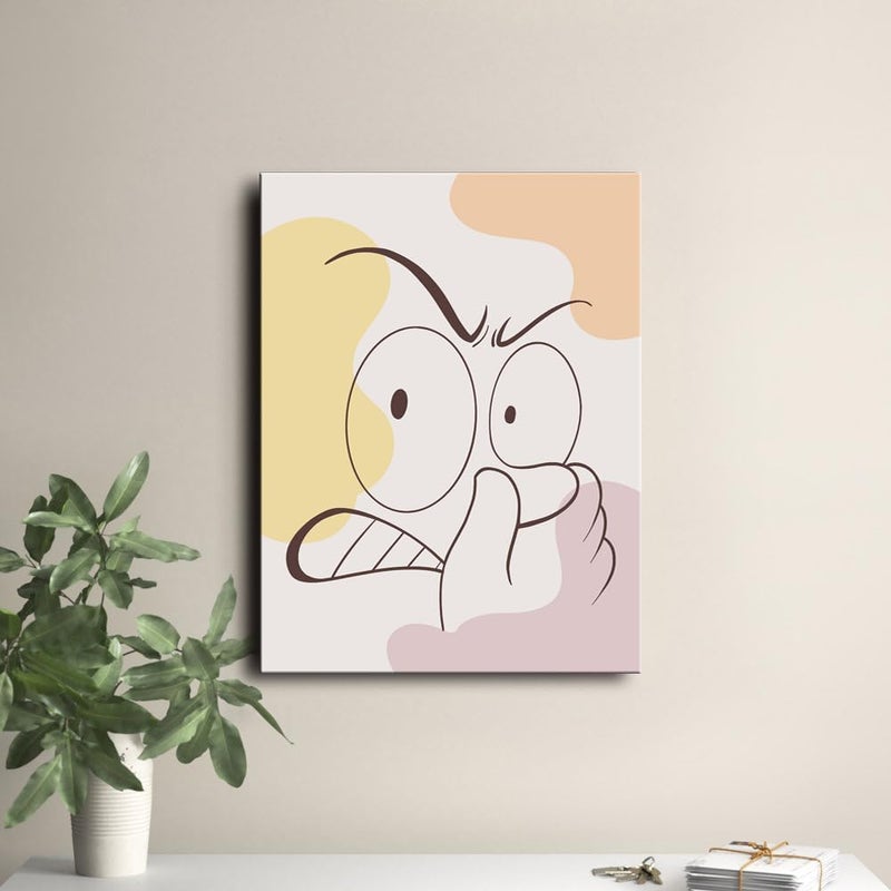 Ploceiny Funny Boho Bathroom Canvas Wall Art - Image 2