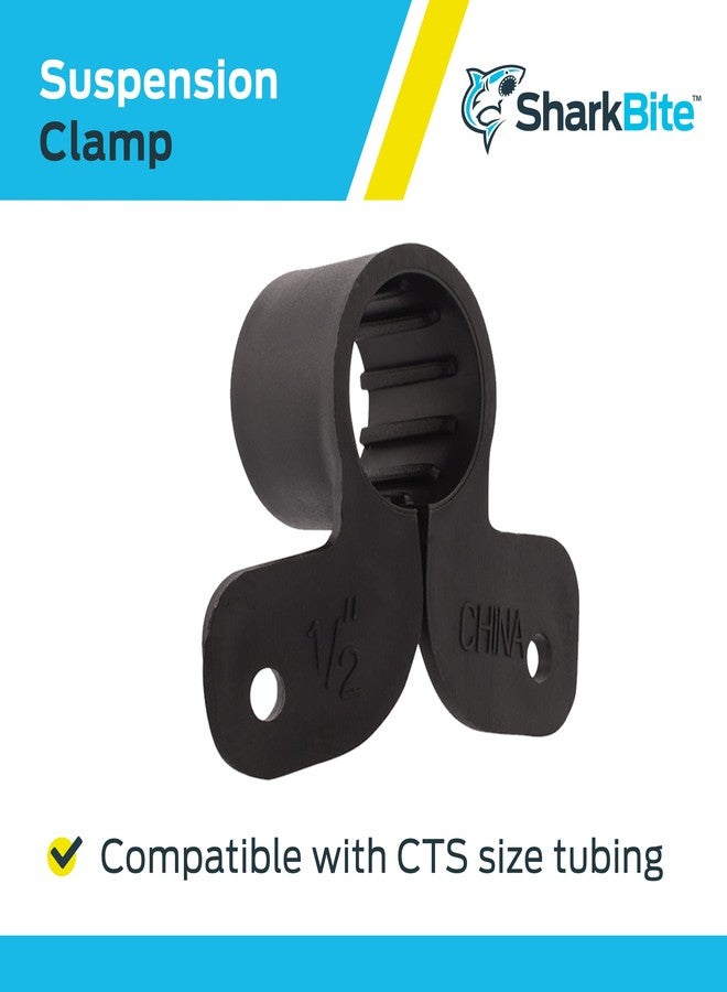SharkBite 1/2 Inch Suspension Clamp, Pack of 10, PEX Pipe, CTS, 23071A10 - Image 4