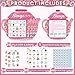 Lonfliness 39Pcs Tea Party Bingo Game for Adults 24 Players Floral Teapot Shape Bingo Cards with Reward Stickers for Family Friend Student Large Group Activities Garden Bridal Wedding Holiday Party Favors - Image 4