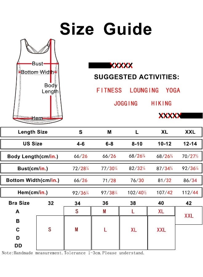 icyzone icyzone Yoga Tops Workouts Clothes Activewear Built in Bra Tank Tops for Women  - Image 5