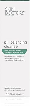 Skin Doctors منظف الوجه اليومي المتوازن pH من سكين دكتورز مستخلص الأفوكادو حمض اللاكتيك حمض ألفا هيدروكسي AHA ينظف 100 مل - Image 4