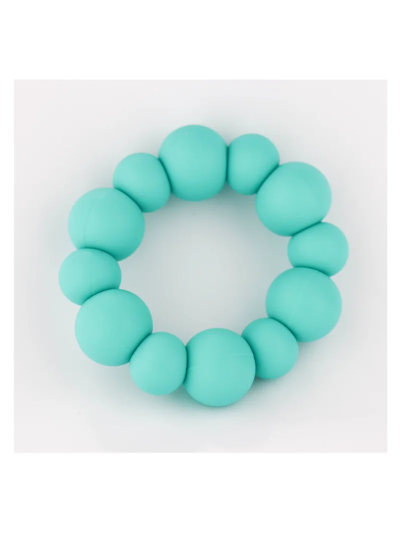 Desert Chomps Desert Chomps Pastel Pop Teether - Aqua Sea