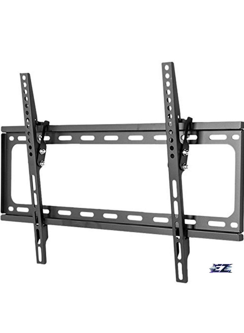 ELTRAZONE Flat Panel Wall Mount Bracket for 32"-65" TV, up to 77lbs VESA 600x400, Black - Image 1
