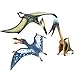EOIVSH 3Pack Realistic Flying Dinosaur Figures Pterosaur Pterodactyl Pteranodon Educational Toy Great for Collection Gifts Party Favors - Image 2