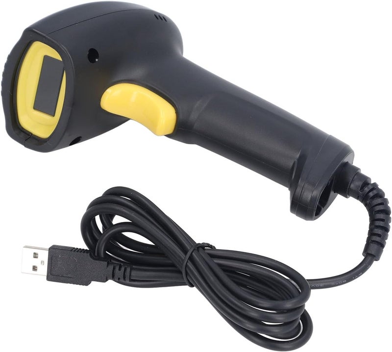 Handheld Barcode Scanner with USB Wired Connection - 1D CMOS Image Sensor Reader with 640 x 480 Resolution and 5mil Accuracy - Compatible with, OS X, Android, and iOS Systems - Image 4