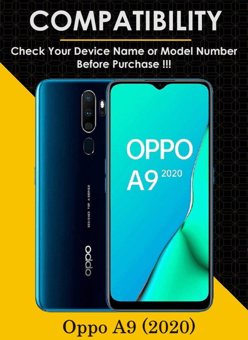 AINA Tempered Glass Screen Protector 5D Designed For Oppo A9 (2020) Full Glue Edge to Edge Full Screen Coverage And Bubble Free - Image 3