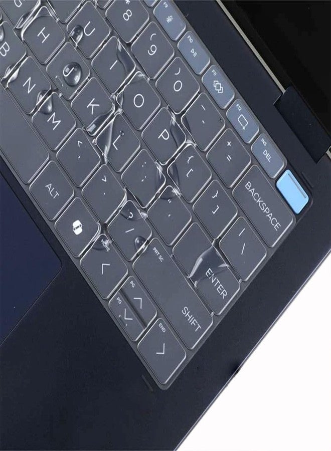 Uhamn Keyboard Cover Skin Compatible for HP OmniBook Ultra Flip 2-in-1 Laptop Next Gen AI PC 14" 14t-fh000, 14-fh0047nr Series, 2024 HP Spectre x360 2-in-1 Laptop 16 inch 16-aa 16t-aa Series (Clear) - Image 4