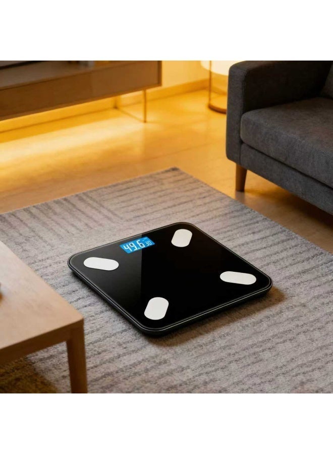 Smart Bluetooth Body Weight Scale with APP – Ultra Slim, High Precision, Large Colored LED Display - Image 5