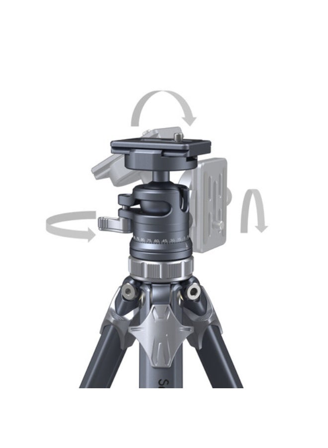 SmallRig AP-02 Lightweight Aluminum Travel Tripod with Arca-Type Ball Head - Image 4