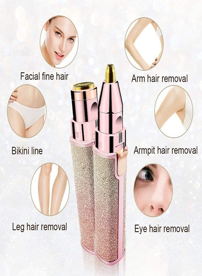 PM Enterprises ماكينة تشذيب الحواجب وإزالة شعر الوجه القابلة لإعادة الشحن من شركة PM Enterprises Revin Enterprise، 2 في 1، ماكينة حلاقة حواجب غير مؤلمة لإزالة شعر الوجه من الشفة العليا والذقن، للجنسين - Image 5