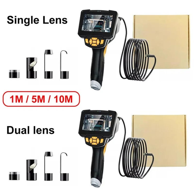 Handheld Industrial Endoscope, 4.3-inch High-Clear Screen Borescope Camera with Light, 1080P Waterproof Inspection Camera, 2 Million Pixels, IP67 Waterproof Level, Built-in 2000mAh Large-Capacity Battery, Efficient Image Transmission - Image 2