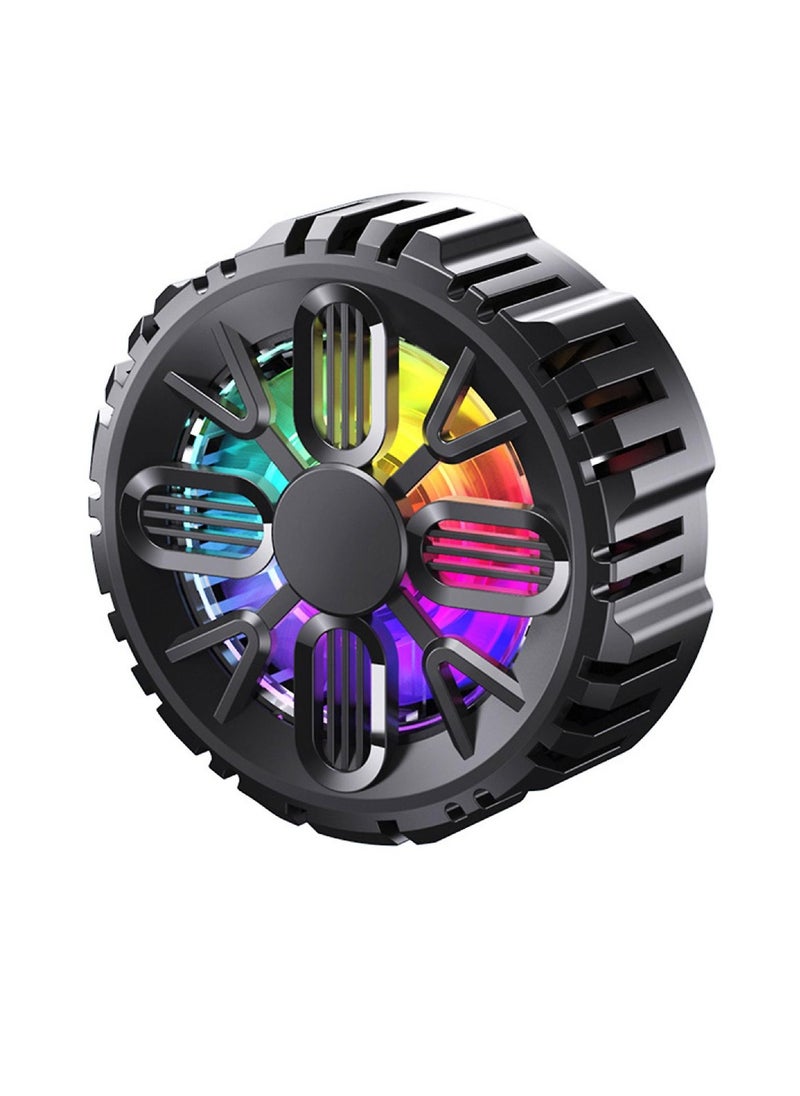 DIGI CORE Wireless Portable Mobile Phone Radiator Cooling Fan Magnetic Absorption Semiconductor Fast Cooling Fan For Mobile Phone And Tablet  - Image 1