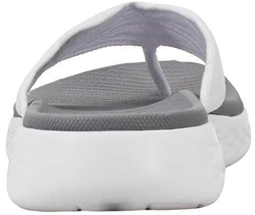 SKECHERS صندل سكيشرز النسائي أون-ذا-غو 600-ساني، أبيض، 9 م أمريكي - Image 3