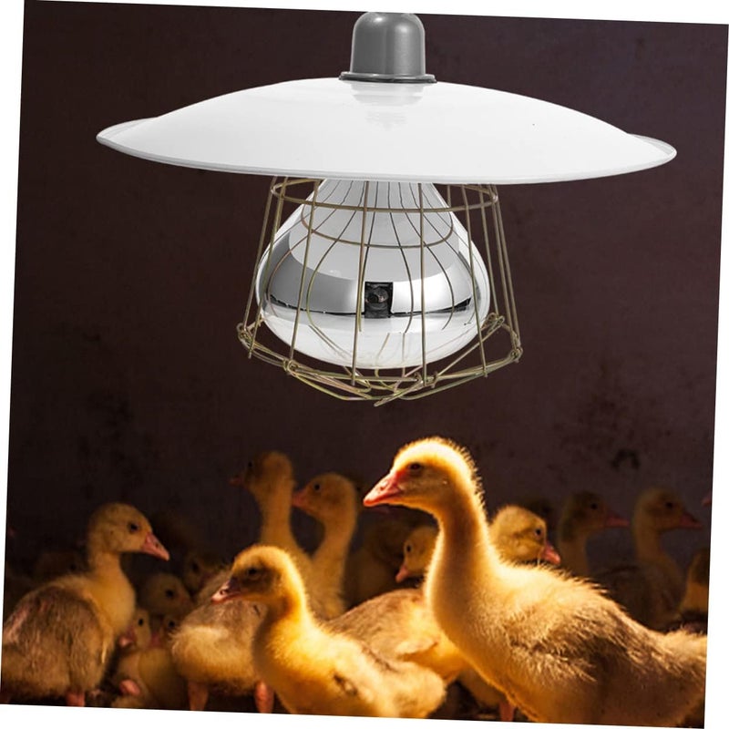 POPETPOP Livestock Heat Lamp Poultry Thermostat Lighting for Brooding Heat Preservation Construction for Pets Reptiles and Use - Image 4