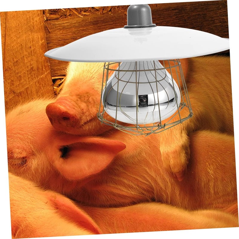POPETPOP Livestock Heat Lamp Poultry Thermostat Lighting for Brooding Heat Preservation Construction for Pets Reptiles and Use - Image 5