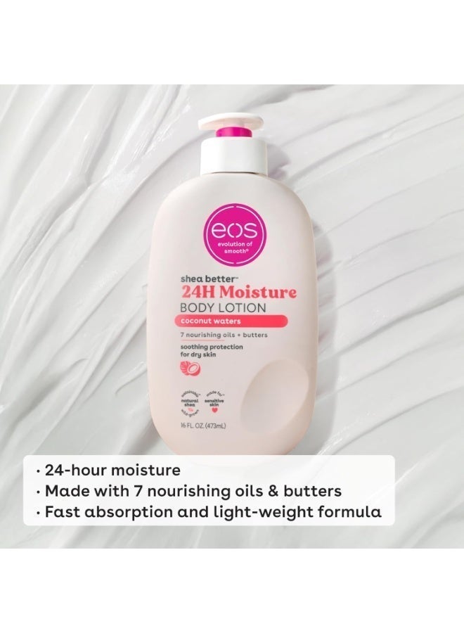 إي أو اس لوشن إيوس بماء جوز الهند لترطيب أفضل للبشرة – عناية بالبشرة بترطيب يدوم 24 ساعة -473 مل - Image 4