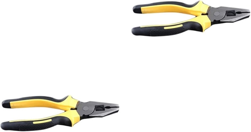 DOITOOL 2pcs Multi-functional Wire Cutter Pliers Vise Tool for Home Car Use Random Comfortable Grip Induction Hardened Cutting Edge - Image 1