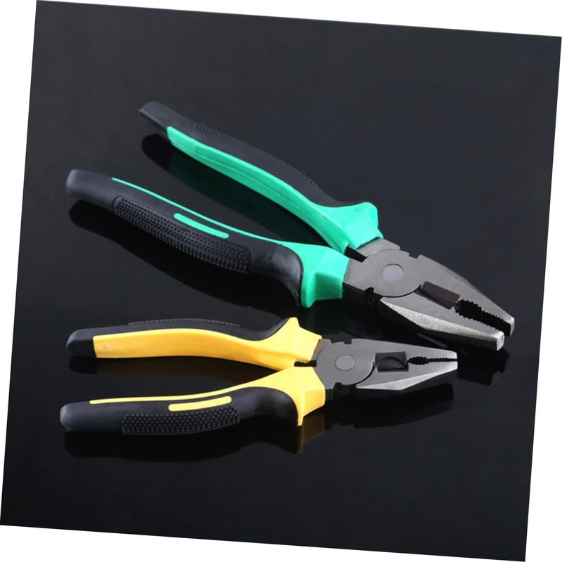 DOITOOL 2pcs Multi-functional Wire Cutter Pliers Vise Tool for Home Car Use Random Comfortable Grip Induction Hardened Cutting Edge - Image 2