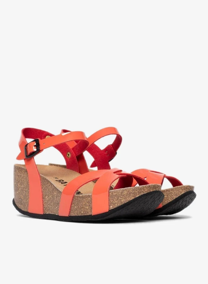 BAYTON Venus Strappy Mid Heel Wedges
