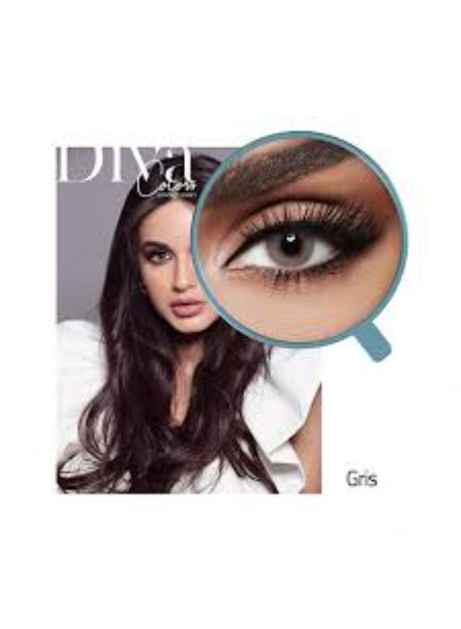 diva deva Diva brand colored contact lenses in the color "Grey" - Image 3