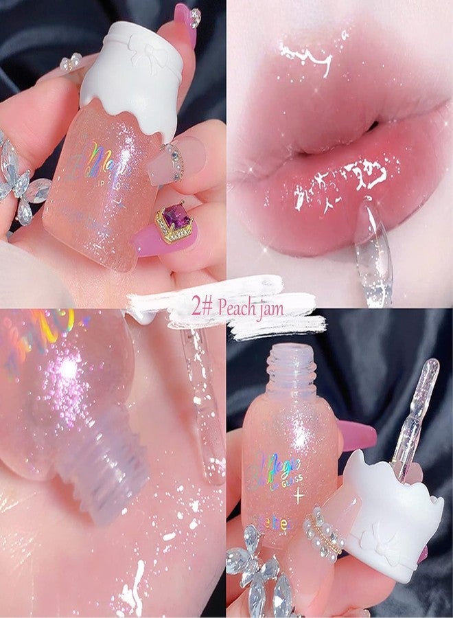 Gege Bear Glossy Lip Gloss for Women - Ultra-Hydrating, Non-Sticky, & High-Shine Finish | Wear Alone or Over Lipstick | Cute & Trendy Korean Inspired Lip Gloss | Lip Balm Alternative for Dry Lips | 5 Shades (02, 1 Pack) - Image 3