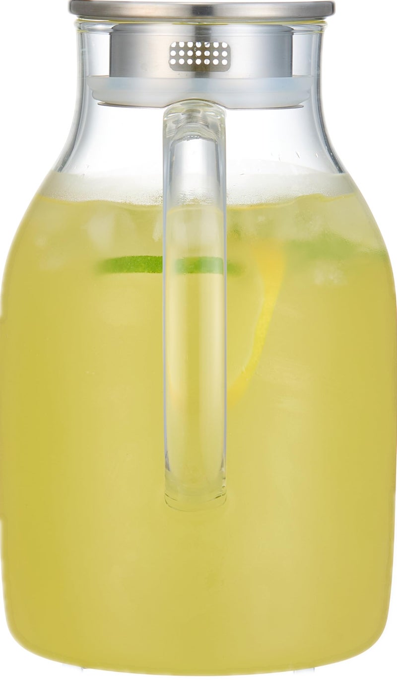 Karafu 68 Oz/2 Liter Glass Pitcher with Lid, Heat Resistant Water Jug for Hot/Cold Water, Ice tea and Juice Beverage - Image 2