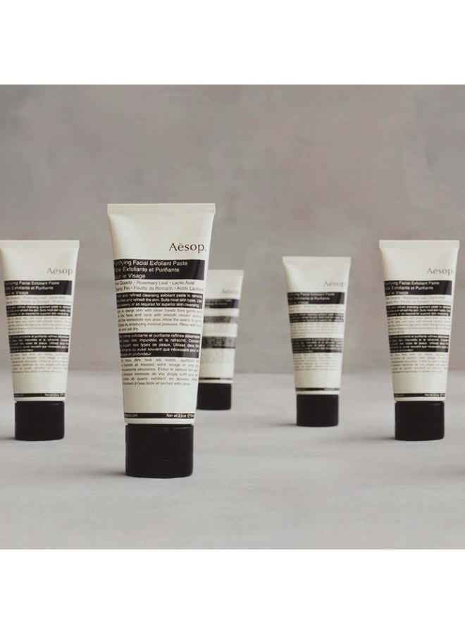 Aesop Purifying Facial Exfoliant Paste | Refresh, Cleanse, Soften Skin | Cream Based Cleanser Enhanced With Fine Quartz, Rosemary Leaf, Lactic Acid | 2.6oz / 75mL - Image 4