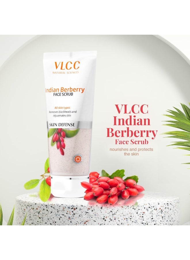 VLCC Indian Berberry Face Scrub - 80g | Gentle Scrub | Helps remove Dead Skin Cells | Clears Skin and Helps remove Blackheads | Rich in Antioxidants | Helps improve Skin Texture. - Image 3