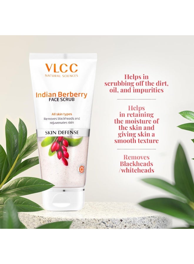 VLCC Indian Berberry Face Scrub - 80g | Gentle Scrub | Helps remove Dead Skin Cells | Clears Skin and Helps remove Blackheads | Rich in Antioxidants | Helps improve Skin Texture. - Image 4