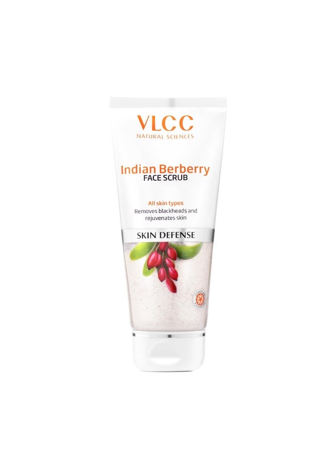 VLCC Indian Berberry Face Scrub - 80g | Gentle Scrub | Helps remove Dead Skin Cells | Clears Skin and Helps remove Blackheads | Rich in Antioxidants | Helps improve Skin Texture. - Image 1