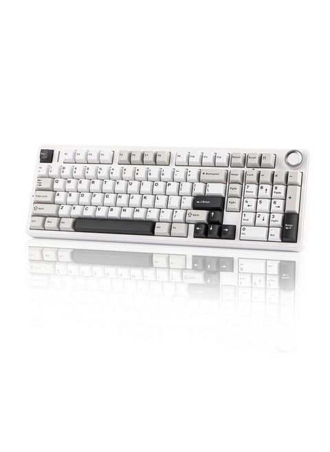 EPOMAKER X AULA F99 PRO Wireless Gaming Keyboard, Hot Swappable Custom Keyboard,  Mechanical Keyboar RGB Backlit Gaming Keyboard (Black Gradient)