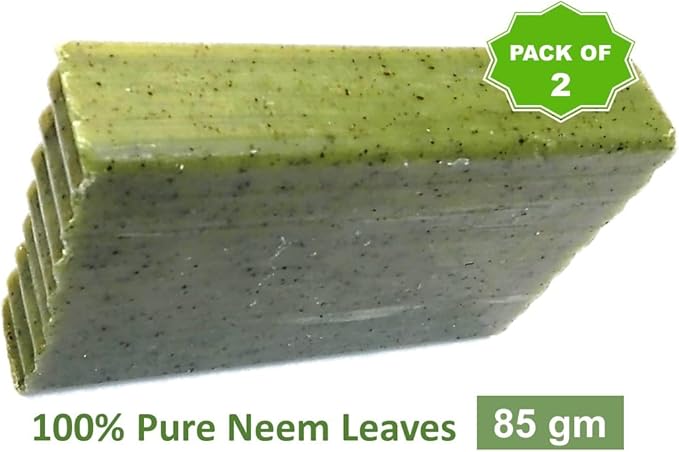 Natureza Organic Neem soap Herbal Handmade Anti acne Multi pack 3 - Image 4