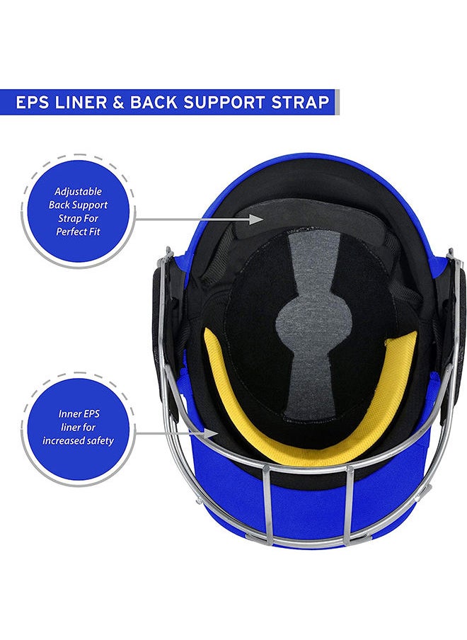 DSC - SCUD Cricket Helmet | Size: Medium | For Men & Boys | Fixed Spring Steel Grill | Adjustable Back Support Strap | Removable and washable sweatband | Lightweight - Image 1