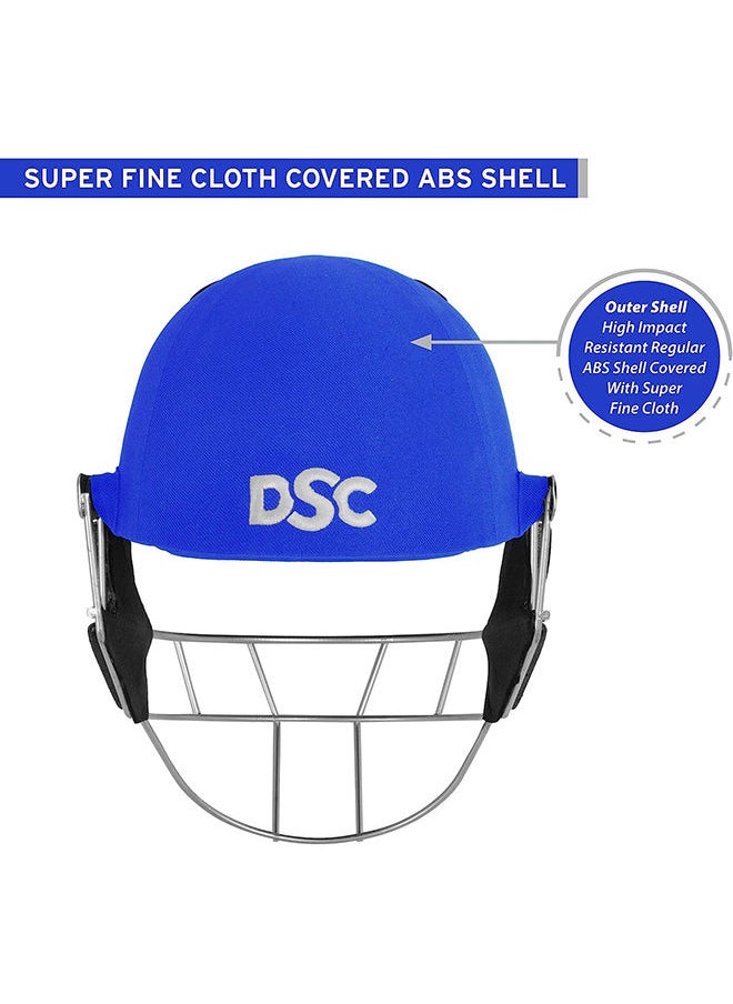 DSC - SCUD Cricket Helmet | Size: Medium | For Men & Boys | Fixed Spring Steel Grill | Adjustable Back Support Strap | Removable and washable sweatband | Lightweight - Image 1
