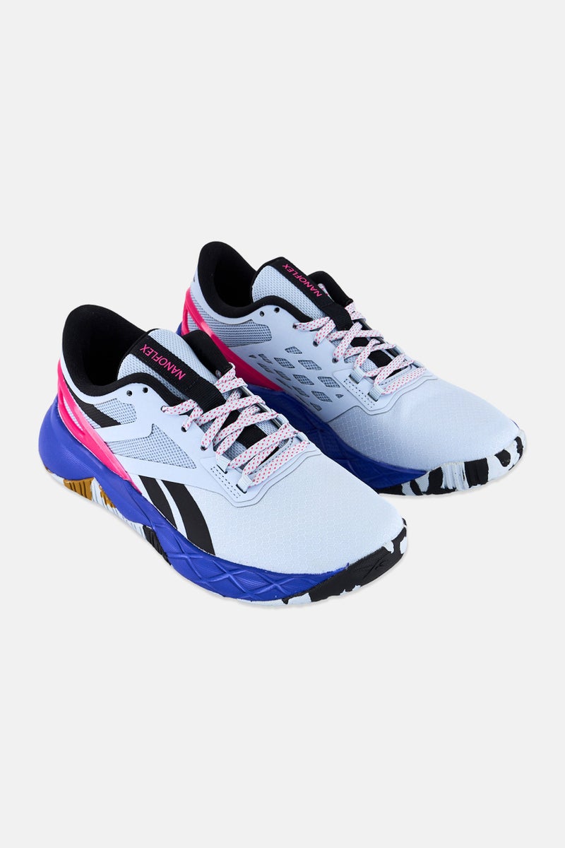 Reebok Women Nanoflex Tr Lace Up Training Shoes, Multicolor  - Image 1