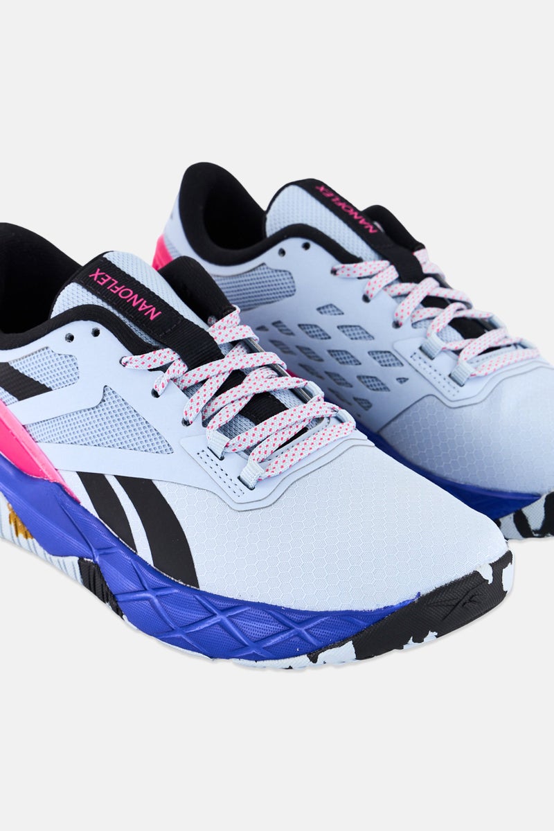 Reebok Women Nanoflex Tr Lace Up Training Shoes, Multicolor  - Image 3