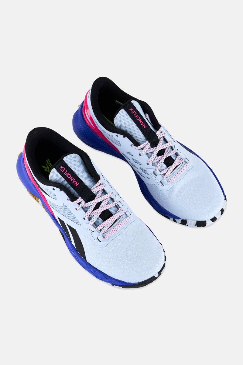 Reebok Women Nanoflex Tr Lace Up Training Shoes, Multicolor  - Image 4
