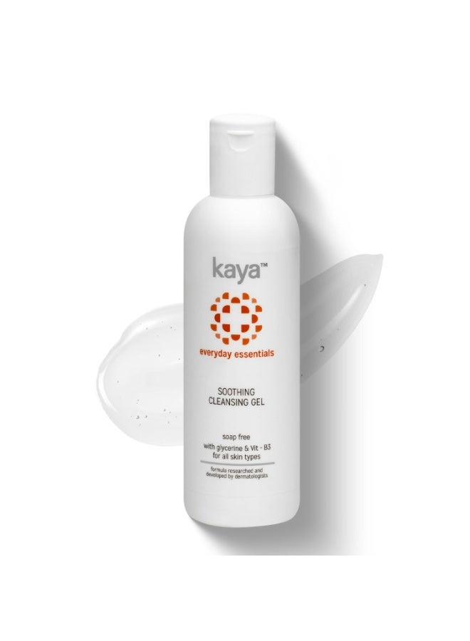 kaya Soothing Face Cleanser | Gentle, Hydrating Daily Cleanser for Sensitive & Oily Skin | Dermatologist Developed | 22 Years Expertise | Mild, Soap-Free Formula | 200ml - Image 1