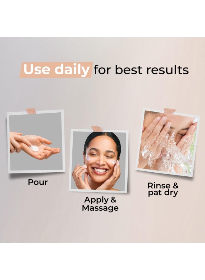 kaya Soothing Face Cleanser | Gentle, Hydrating Daily Cleanser for Sensitive & Oily Skin | Dermatologist Developed | 22 Years Expertise | Mild, Soap-Free Formula | 200ml - Image 5