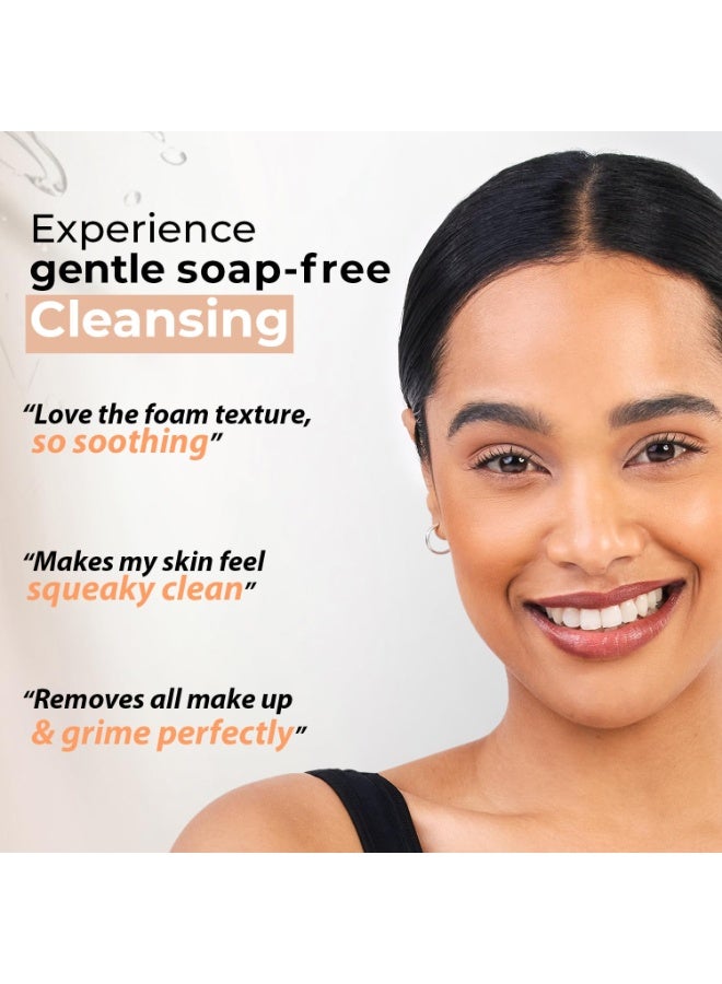 kaya Soothing Face Cleanser | Gentle, Hydrating Daily Cleanser for Sensitive & Oily Skin | Dermatologist Developed | 22 Years Expertise | Mild, Soap-Free Formula | 200ml - Image 3