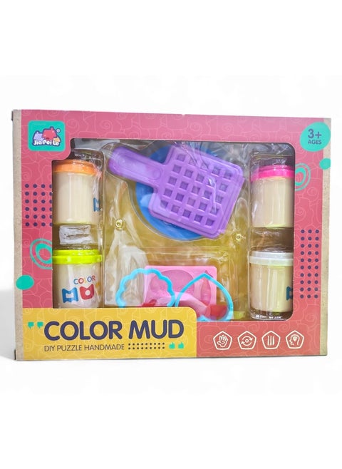 4-Pack Dough Set with Molds and Accessories