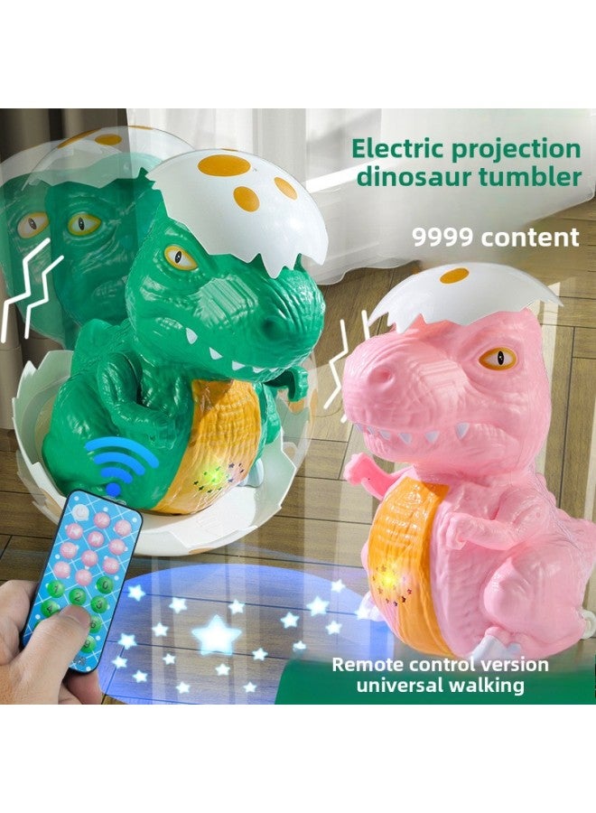Baby Early Education Story Machine Baby Tumbler Children's Educational Music Projection Light Dancing Electric Dinosaur Toy-Color:-remote Control Model - Image 3