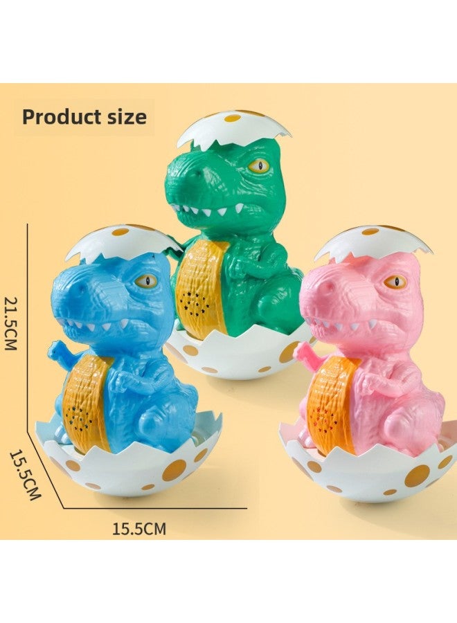 Baby Early Education Story Machine Baby Tumbler Children's Educational Music Projection Light Dancing Electric Dinosaur Toy-Color:-remote Control Model - Image 5