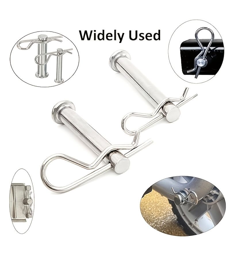 20 Pcs R Type Nail Clips Multi Size Spring Fasteners For Trailer Locking Trailers Clamps Lawn Mowers Trucks - Image 3
