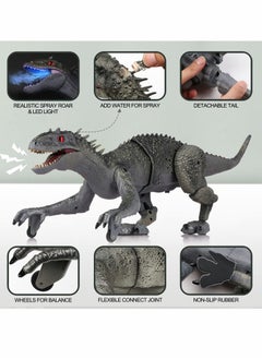 Generic Remote Control Dinosaur for Boys 4-7 8-12, RC Walking Dinosaur Toys with Mist Spraying and Sounds, Large Trex Robot Dinosaur Toy for Boys Kids 5-7 8-12  - Image 4