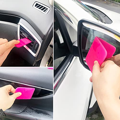 Gomake PPF Squeegee Kit - 5 in 1 Anti-Scratch Soft TPU Squeegee for Vinyl, Small Tint, Paint Protection Film, Vinyl Wrap/Window Tint Tools, Mirror/Window/Household Cleaning - Image 2