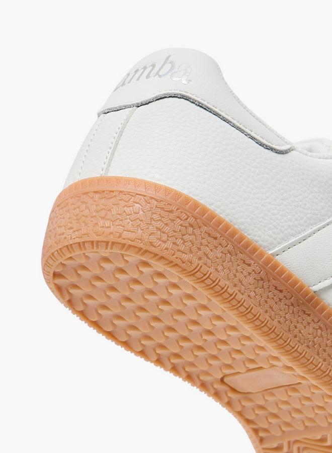 SAMBA Womens' Panelled Lace-Up Sneakers - Image 4