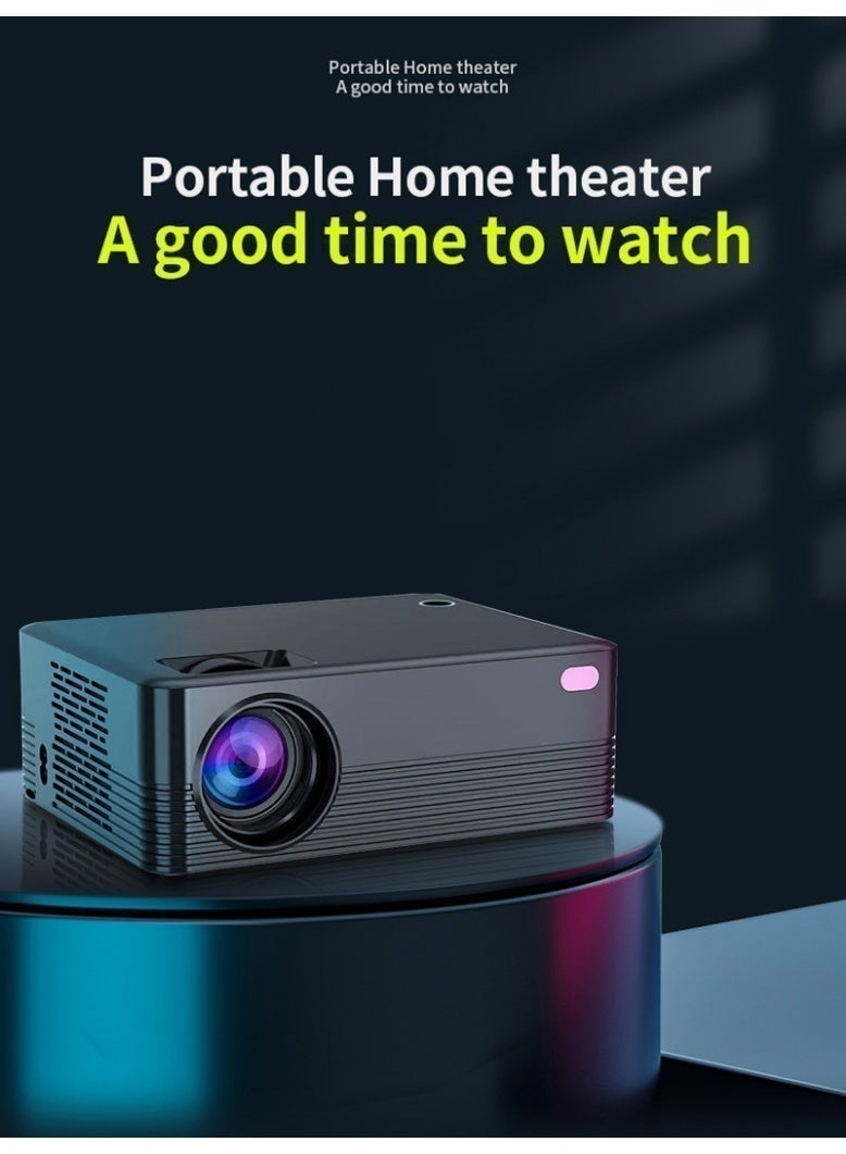TANMASHI Smart Projector 4K Full HD WiFi Bluetooth, 350 ANSI High Brightness Home Theater Projector, Semi-Enclosed Dustproof 4K Projector, Quiet Portable Projector with HDMI, Flagship Android Projector Cinema - Image 2